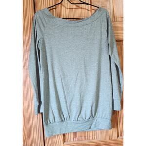 HALIFE Rayon Blend Long Sleeve Knit To Smallp Green